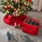 Simplify Red Stackable Christmas Tree Light Organizer Box